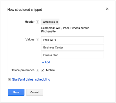 structure-snippet-extension