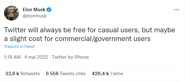 Payer pour Twitter