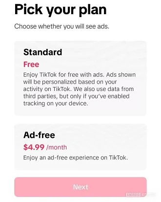 Les abonnements devraient débarquer sur TikTok. Source : Android Authority.
