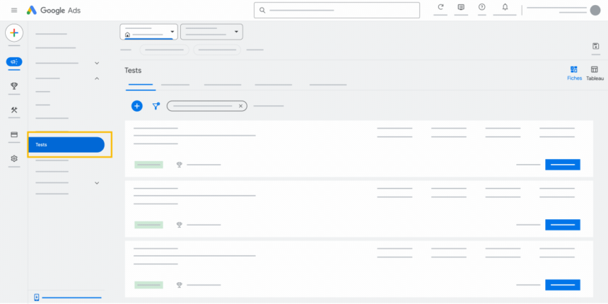 Google actualise sa page Tests sur Performance Max.