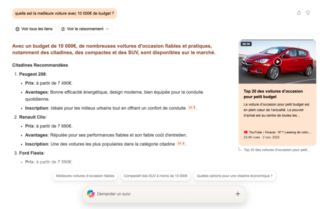 Microsoft lance son nouveau moteur de recherche par IA appelé Copilot Search