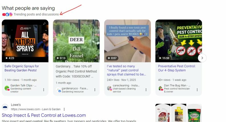 Google accentue la place de l’UGC : l’essor des sections